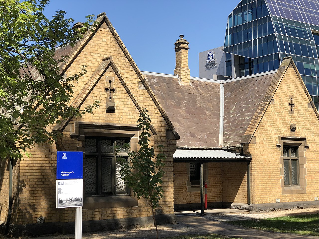 墨尔本大学校园图